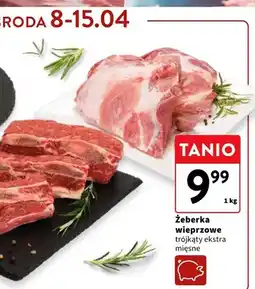 Intermarche Żeberka wieprzowe trójkąty ekstra mięsne oferta
