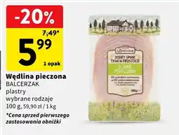 Intermarche Wędlina pieczona plastry wybrane rodzaje oferta