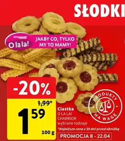 Intermarche Ciastka wybrane rodzaje oferta