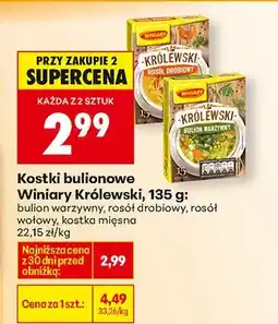 Biedronka Kostki bulionowe, różne rodzaje oferta