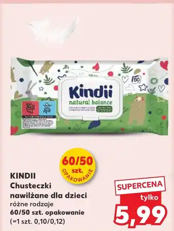 Kaufland Chusteczki nawilżane Kindii oferta
