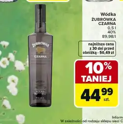 Carrefour Wódka Żubrówka oferta