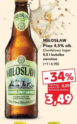 Kaufland Piwo Miłosław oferta