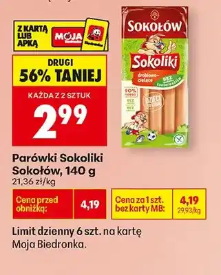 Biedronka Parówki Sokoliki oferta