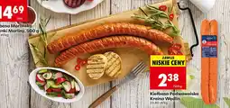 Biedronka Kiełbasa Podwawelska oferta