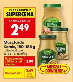Biedronka Musztarda, różne rodzaje oferta