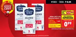 Biedronka Mleko UHT 3,2% Mleczna Dolina oferta