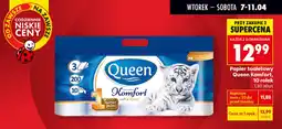 Biedronka Papier toaletowy Queen Komfort oferta