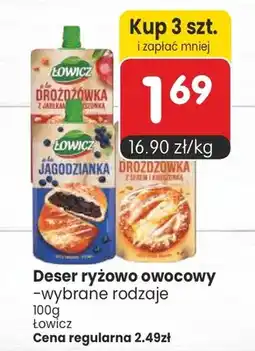 Market Point Deser ryżowo owocowy -wybrane rodzaje oferta