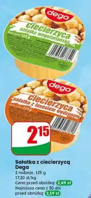 Dino Sałatka z ciecierzycą Dega, 2 rodzaje oferta