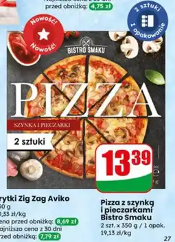 Dino Pizza z szynką i pieczarkami Bistro Smaku oferta