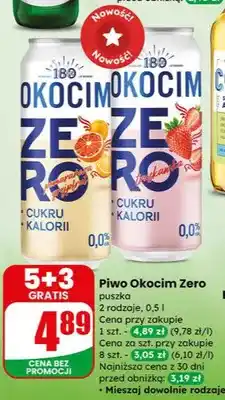 Dino Piwo Okocim Zero bezalkoholowe puszka 2 rodzaje oferta
