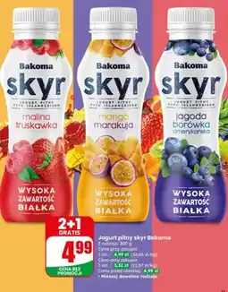 Dino Jogurt pitny skyr jagoda borówka amerykańska oferta
