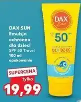 Kaufland DAX SUN Emulsja ochronna dla dzieci SPF 50 Travel oferta