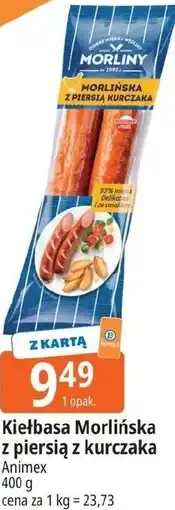 E.Leclerc Kiełbasa Morlińska z piersią z kurczaka oferta