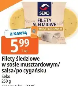 E.Leclerc Seko Filety śledziowe w sosie musztardowym/ salsa/po cygańsku oferta