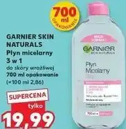 Kaufland GARNIER SKIN NATURALS Płyn micelarny 3 w 1 do skóry wrażliwej 700 ml opakowanie oferta