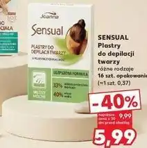 Kaufland JOANNA SENSUAL Plastry do depilacji twarzy różne rodzaje oferta