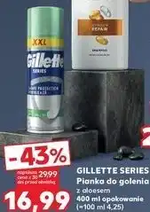 Kaufland GILLETTE SERIES Pianka do golenia z aloesem oferta
