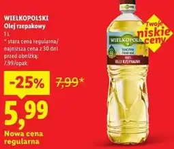 Lidl WIELKOPOLSKI Olej rzepakowy oferta