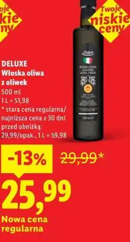 Lidl DELUXE Włoska oliwa z oliwek oferta