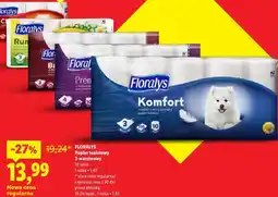 Lidl Papier toaletowy 3-warstwowy 10 rolek Floralys oferta