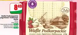 Dino Wafle Podkarpackie jogurtowo-malinowe Delta oferta
