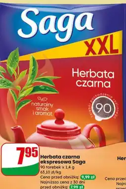 Dino Herbata czarna ekspresowa Saga oferta