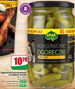 Dino Ogóreczki konserwowe z miodem Smak oferta