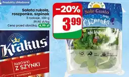Dino Sałata rukola , roszponka , szpinak Sole Gusto oferta