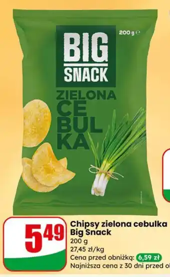 Dino Chipsy zielona cebulka Big Snack oferta