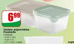 Dino Zestaw pojemników Fresh&Go oferta