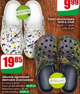 Dino Obuwie ogrodowe damskie wzorowane oferta