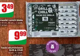 Dino Tacki aluminiowe Grill & Chill oferta