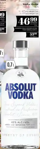Polomarket Wódka Absolut oferta