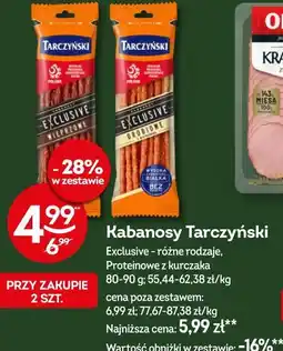 Żabka Kabanosy Tarczyński oferta