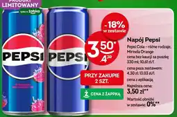 Żabka Napój Pepsi Pepsi Cola - różne rodzaje, Mirinda Orange oferta