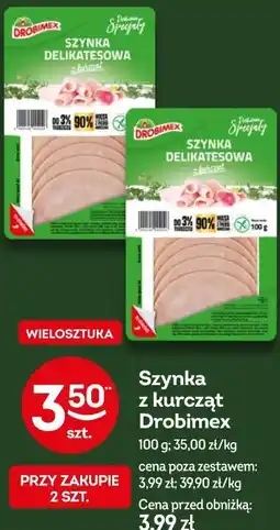 Żabka Szynka z kurcząt Drobimex oferta