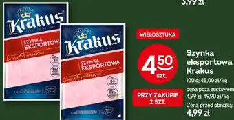 Żabka Szynka eksportowa Krakus oferta