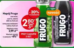 Żabka Napój Frugo czerwone, czarne, zielone oferta