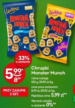 Żabka Chrupki Monster Munch oferta