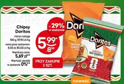 Żabka Chipsy Doritos różne rodzaje oferta