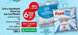 Żabka Lód w kostkach Pure Ice lub Ice Planet oferta