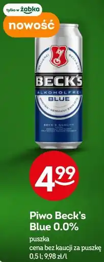 Żabka Piwo Beck's Blue 0.0% oferta
