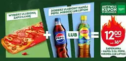 Żabka ZAPIEKANKA + NAPÓJ 0,5L: PEPSI, MIRINDA LUB LIPTON oferta