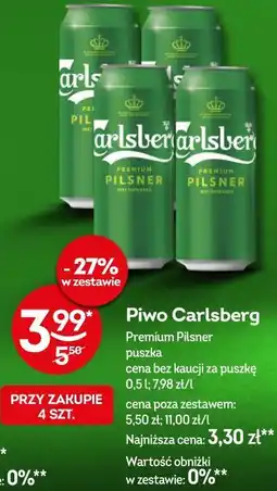 Żabka Piwo Carlsberg Premium Pilsner oferta