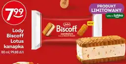 Żabka Lody Biscoff Lotus kanapka oferta