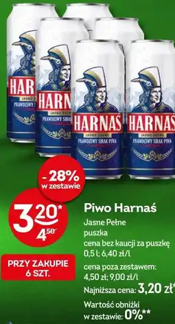 Żabka Piwo Harnaś oferta