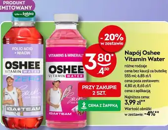 Żabka Napój Oshee Vitamin Water oferta