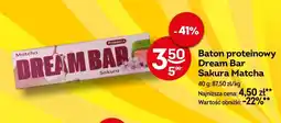 Żabka Baton proteinowy Dream Bar Sakura Matcha oferta